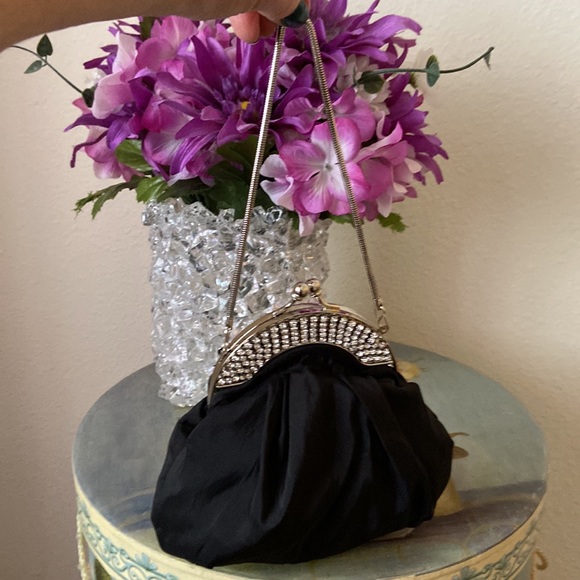 Small Satin Evening Purse - Picture 5 of 5